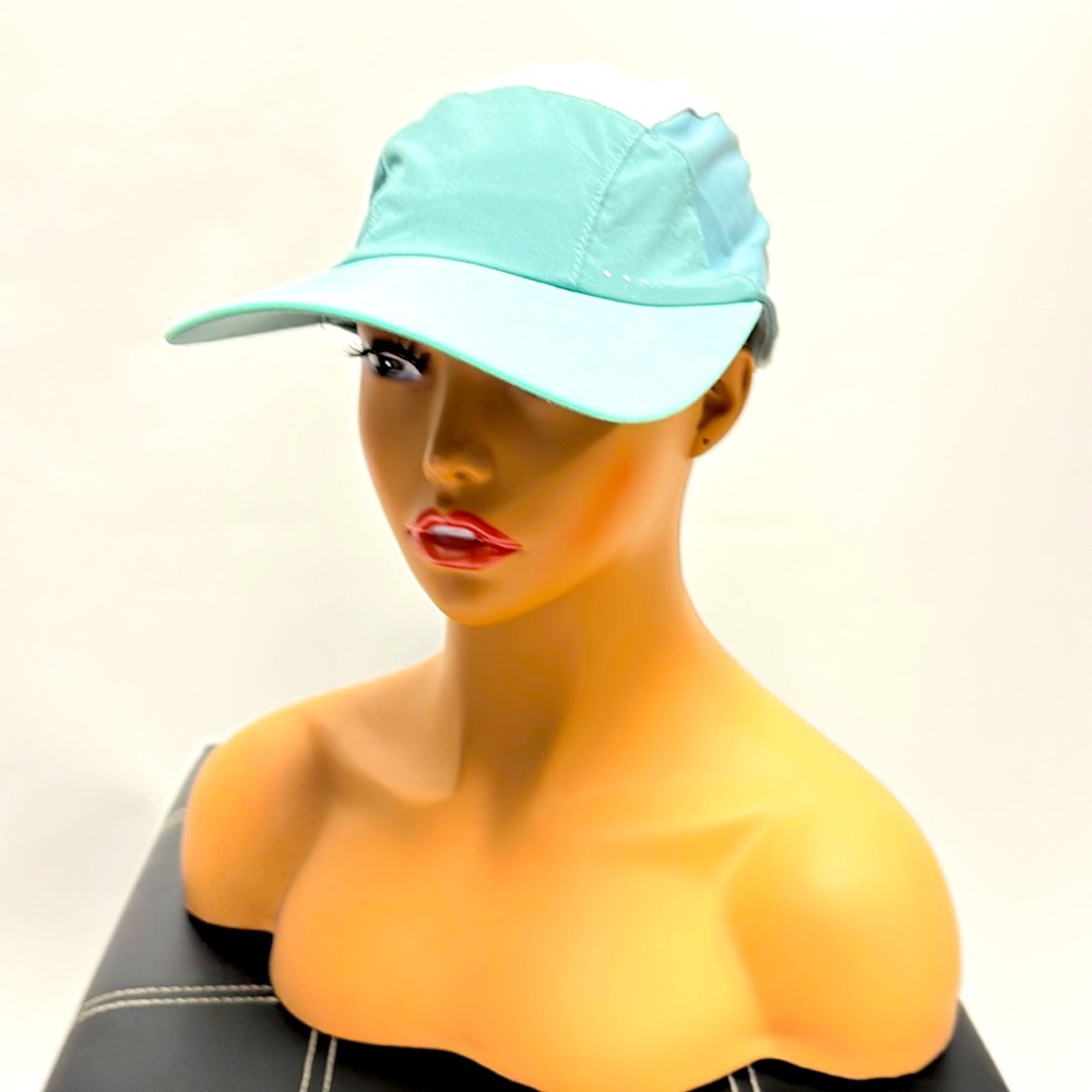 LULULEMON MINT COLOR BLOCK RUNNING CAP NWOT